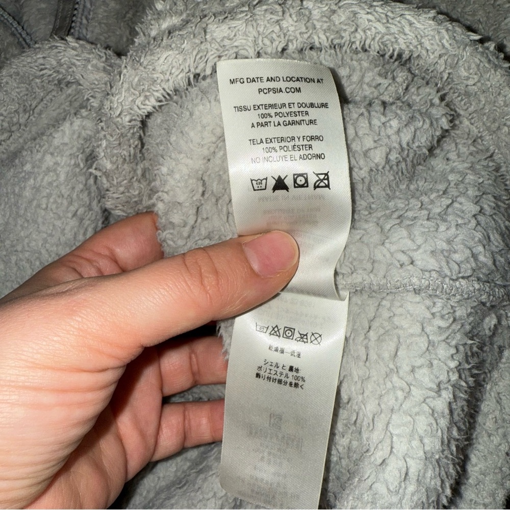 Patagonia Fleece Pullover Jacket Women's Small Gray Los Gatos 1/4 Zip - Picture 5 of 6